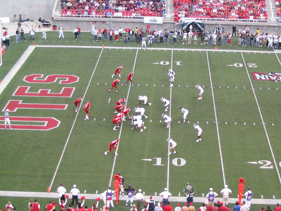 Alex Smith lining up the offense in a 20 point win over Texas A&M.
